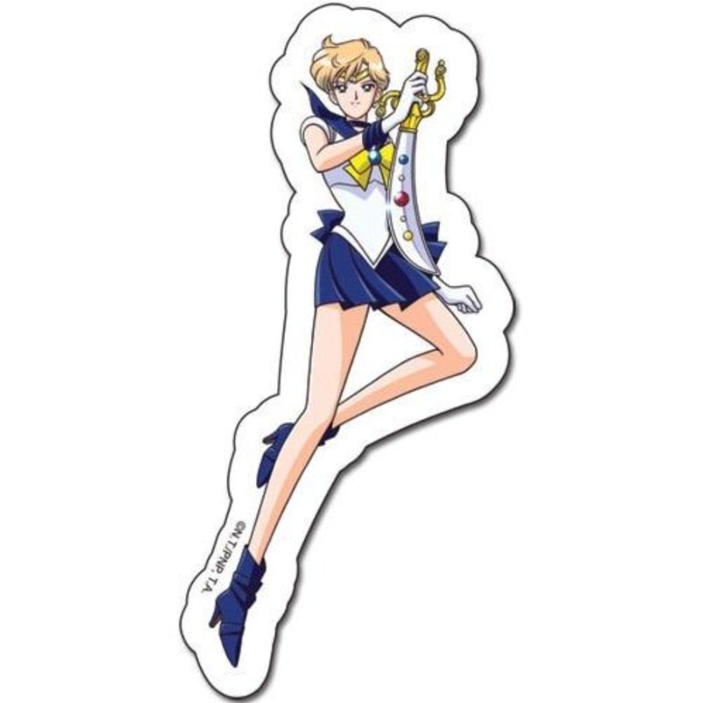 🔥3/$30 NIP Sailor Moon Sailor Uranus Anime Large Sticker LICENSED TOEI